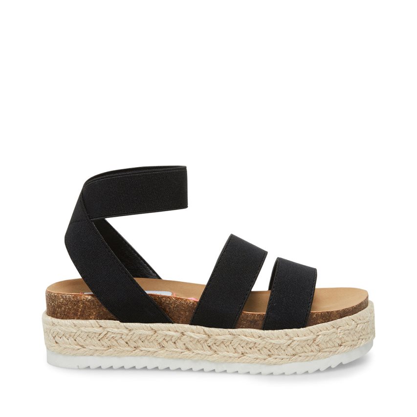 Sandalias de Plataforma Steve Madden Jkimmie Niños Negras | ES GS3S42